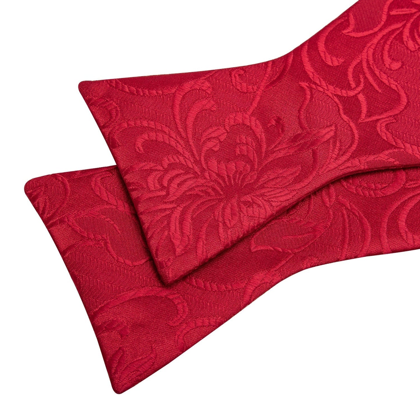 Floral Red Bow Tie Set bow tie - Sophisticated Gentlemen
