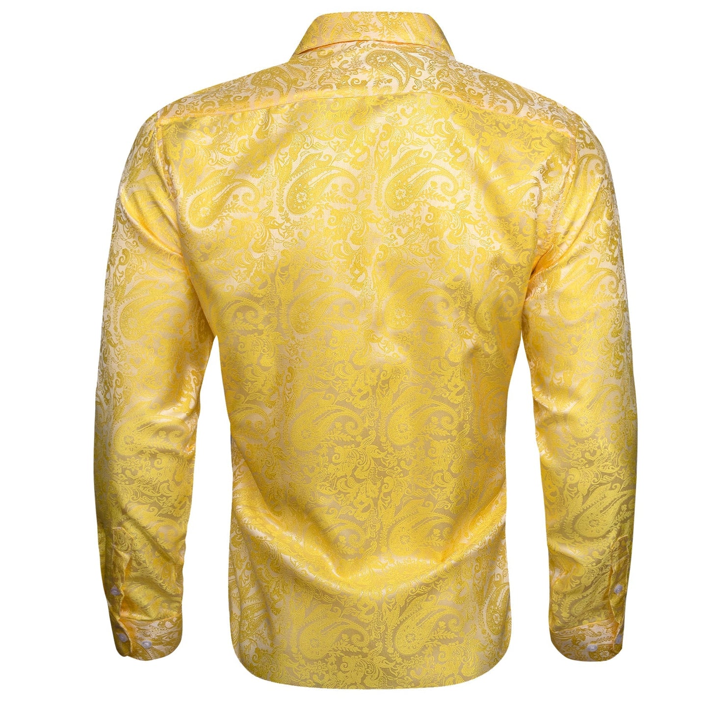Yellow Paisley Dress Shirt shirt - Sophisticated Gentlemen