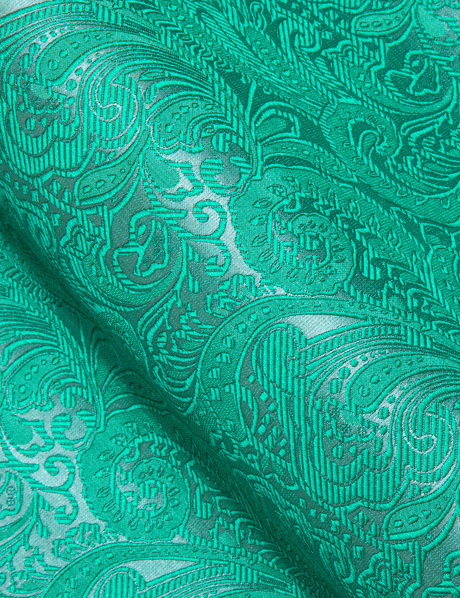 Blue Green Paisley Men's Dress Shirt shirt - Sophisticated Gentlemen