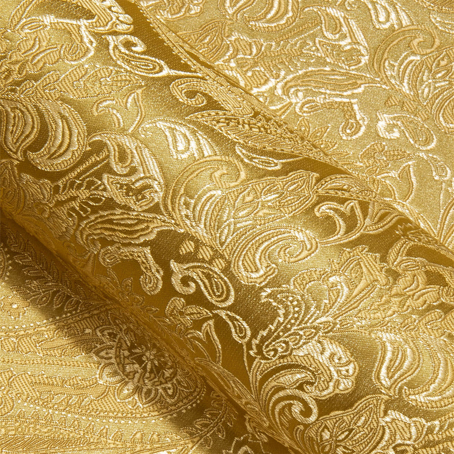 Golden Paisley Silk Dress Shirt shirt - Sophisticated Gentlemen