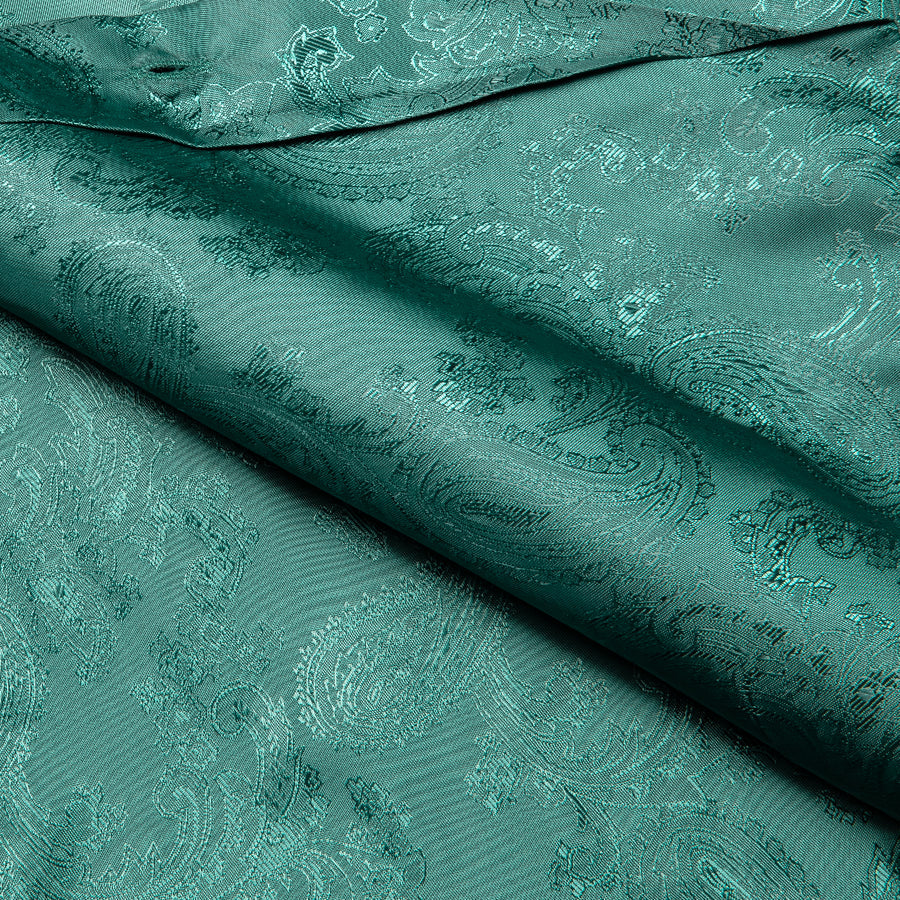 Emerald Green Paisley Silk Dress Shirt shirt - Sophisticated Gentlemen