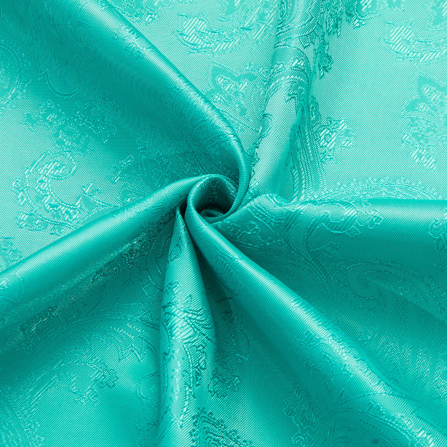 Turquoise Paisley Silk Dress Shirt shirt - Sophisticated Gentlemen