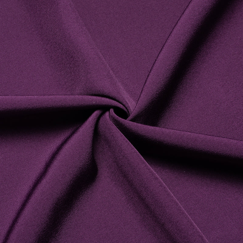 Dark Purple Solid Cotton Dress Shirt shirt - Sophisticated Gentlemen