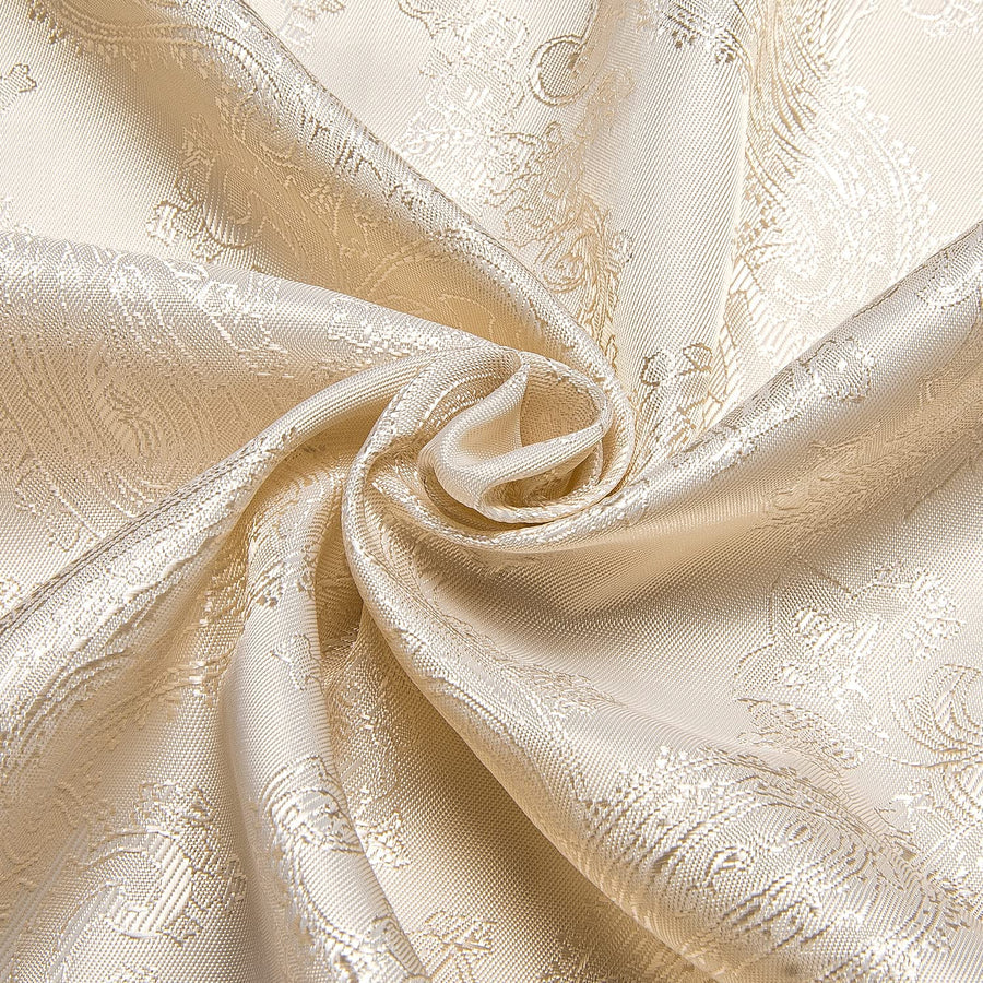 Champagne Paisley Silk Dress Shirt shirt - Sophisticated Gentlemen