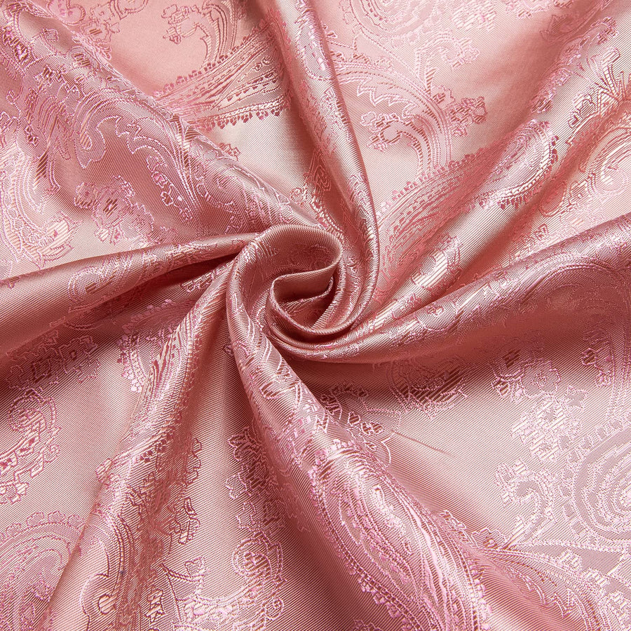 Baby Pink Paisley Silk Dress Shirt shirt - Sophisticated Gentlemen