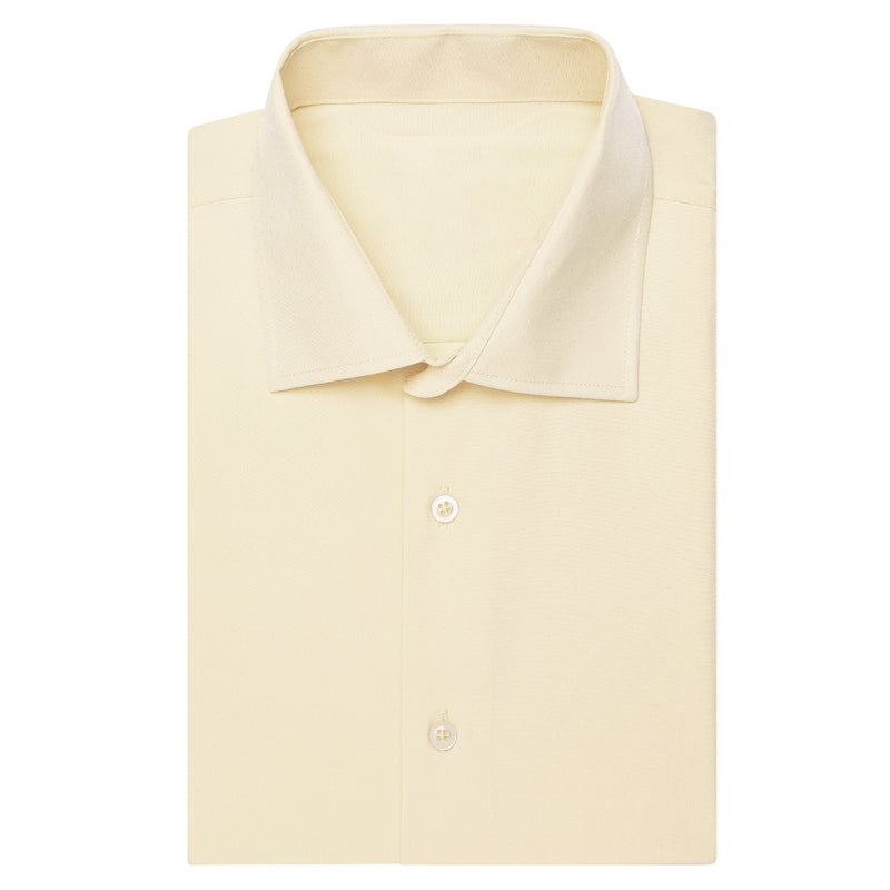 Vanilla Solid Dress Shirt shirt - Sophisticated Gentlemen