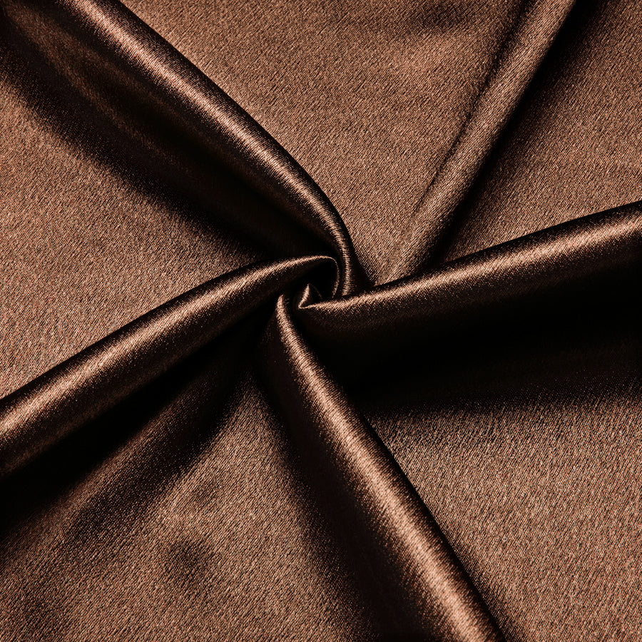 Chocolate Brown Solid Silk Dress Shirt shirt - Sophisticated Gentlemen
