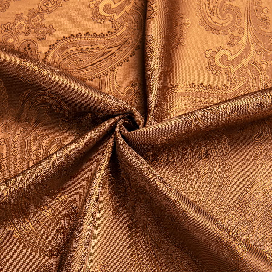 Brown Paisley Silk Dress Shirt shirt - Sophisticated Gentlemen