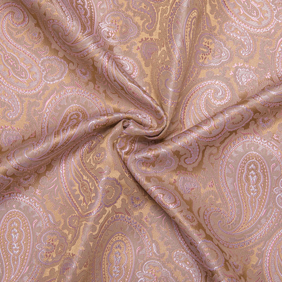 Lemonade Pink Paisley Silk Dress Shirt shirt - Sophisticated Gentlemen