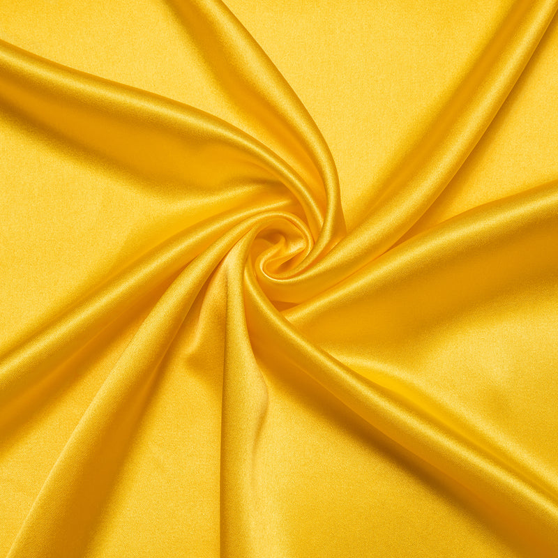 Amber Yellow Solid Satin Silk Dress Shirt shirt - Sophisticated Gentlemen