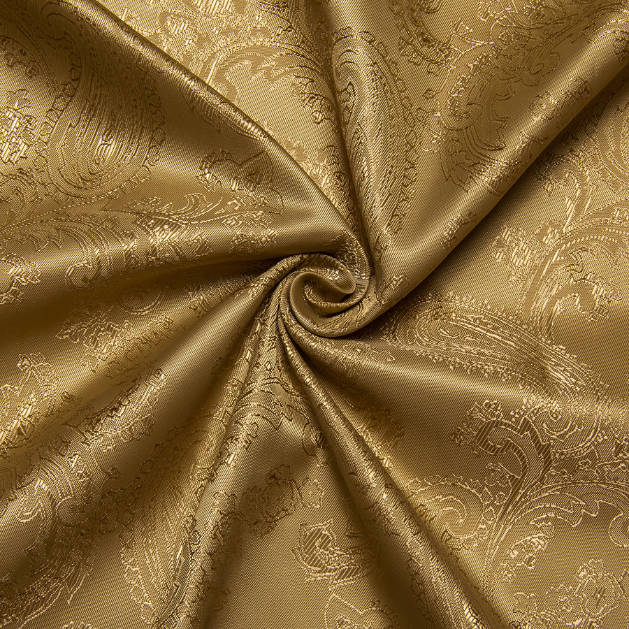 Golden Paisley Silk Dress Shirt shirt - Sophisticated Gentlemen