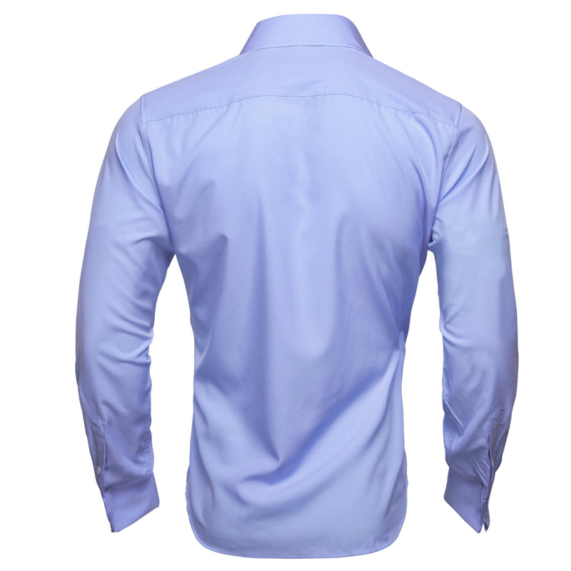 Lavender Purple Solid Woven Dress Shirt shirt - Sophisticated Gentlemen