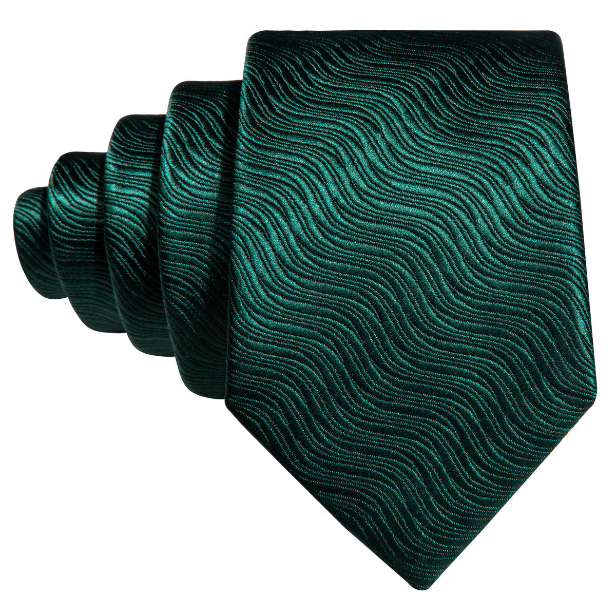 Green Solid Children Tie, Pocket Square and Cufflinks Set tie sets - Sophisticated Gentlemen