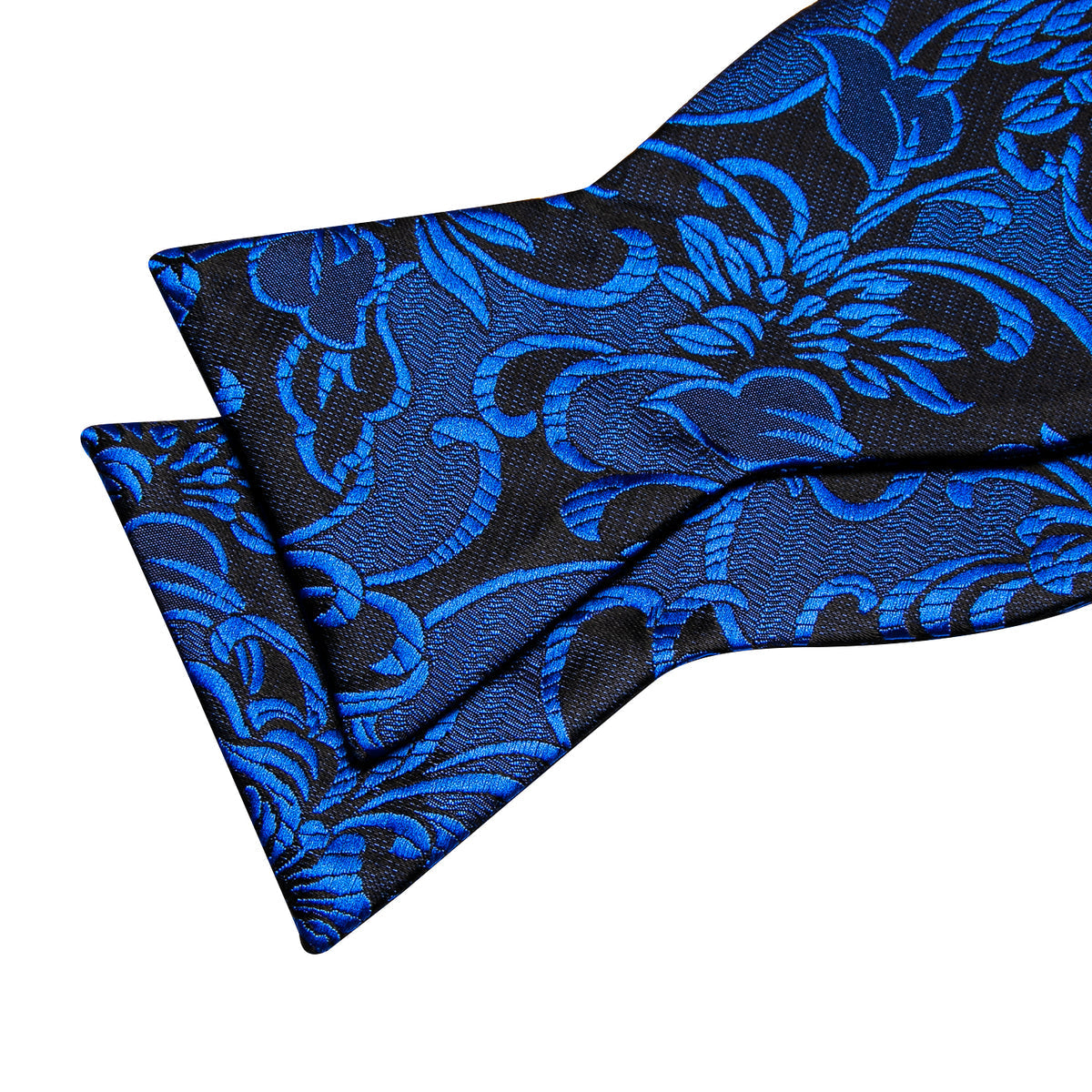 Peacock Blue Paisley Bow Tie Set bow ties    - Sophisticated Gentlemen