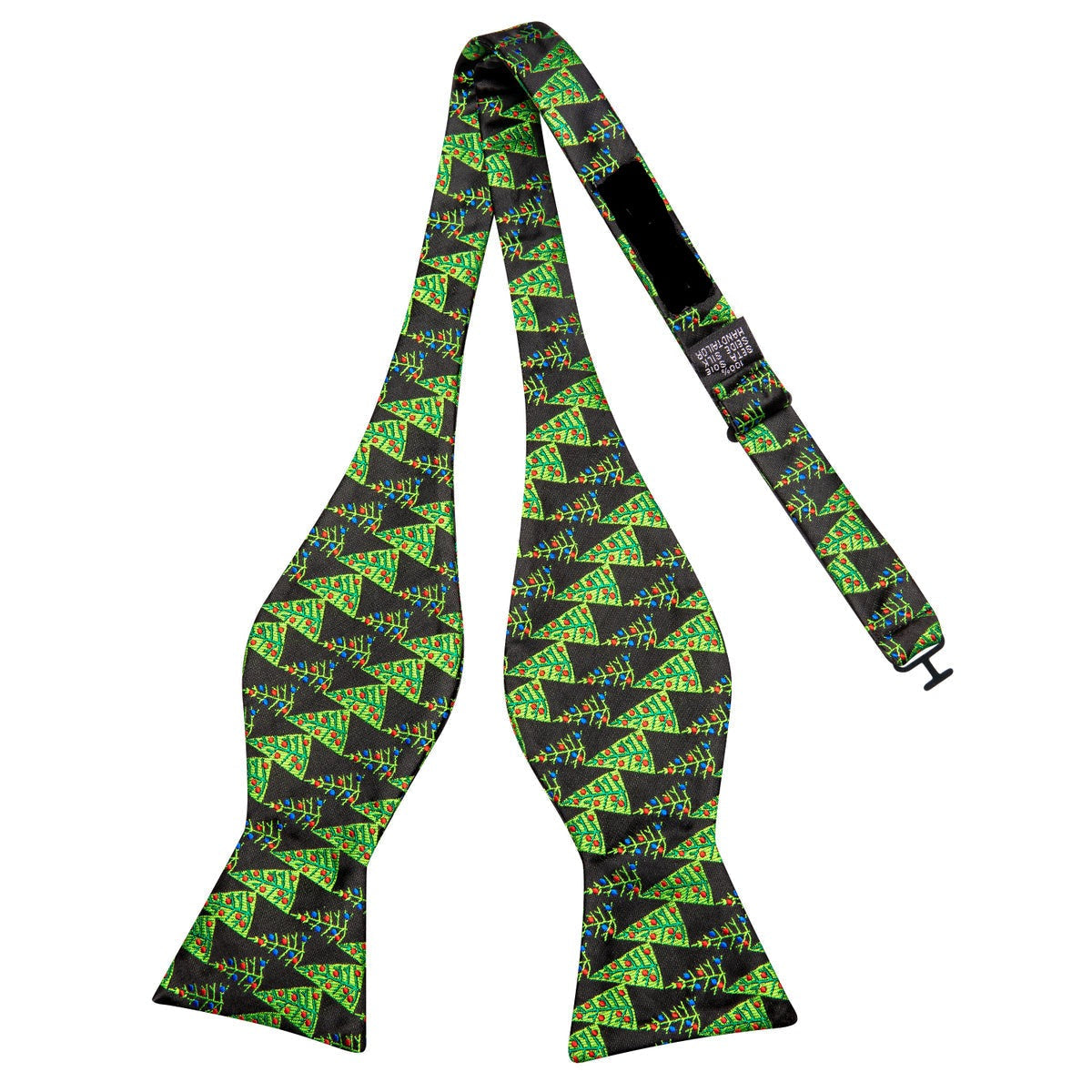 Christmas Trees Bow Tie, Pocket Square and Cufflinks bow tie - Sophisticated Gentlemen