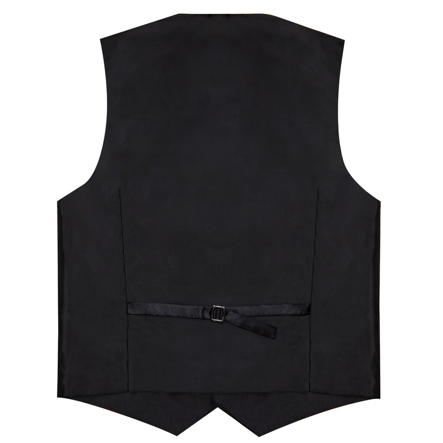 Light Sky Blue Solid Silk Bowtie Vest Set vest set - Sophisticated Gentlemen