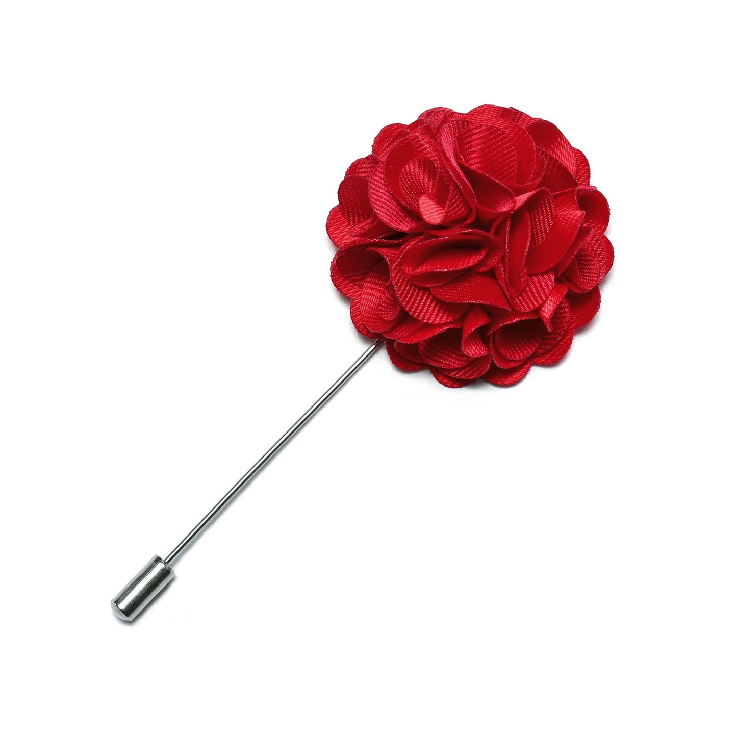 Rose Red Floral Lapel Pin lapel pin - Sophisticated Gentlemen
