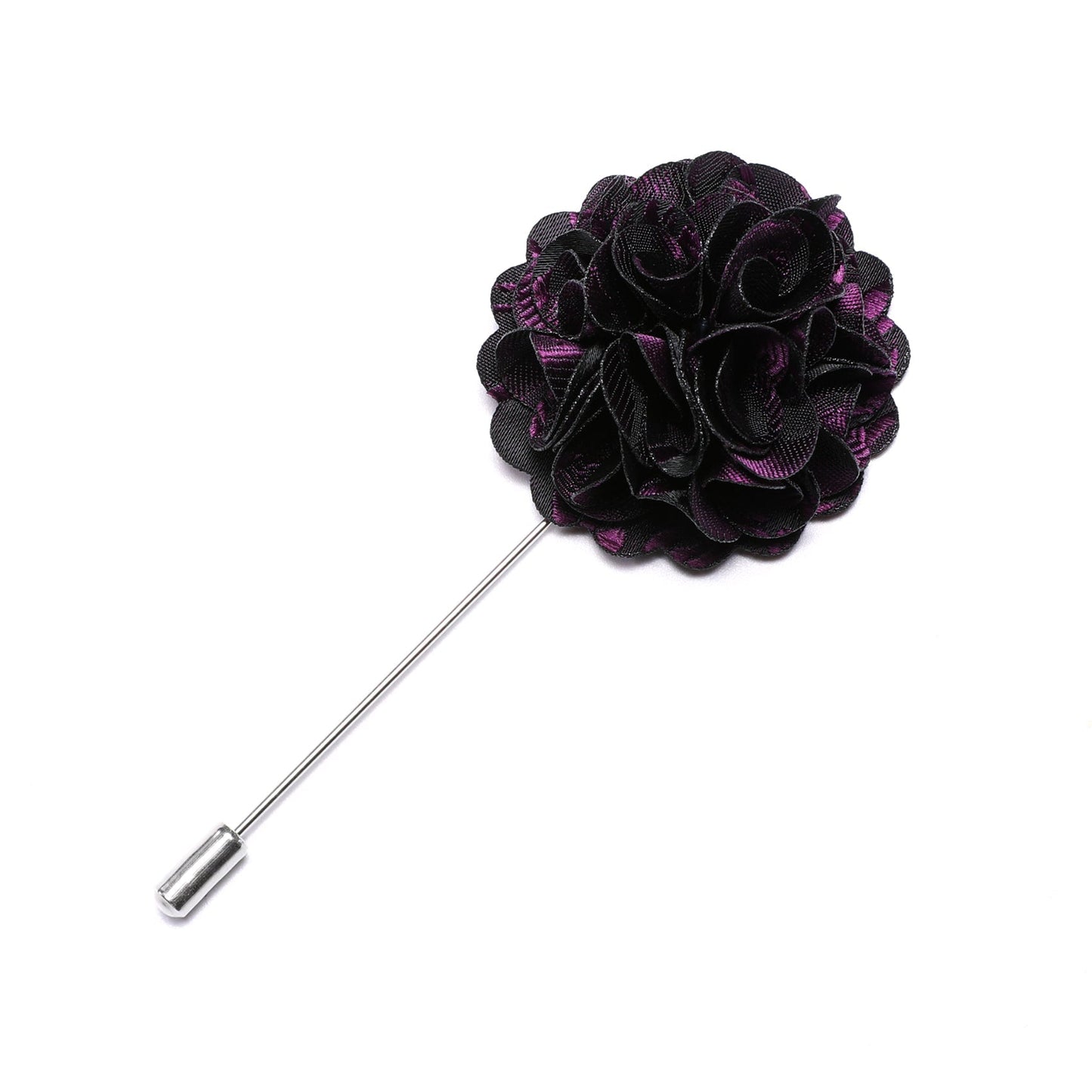 Black and Purple Lapel Pin lapel pin - Sophisticated Gentlemen