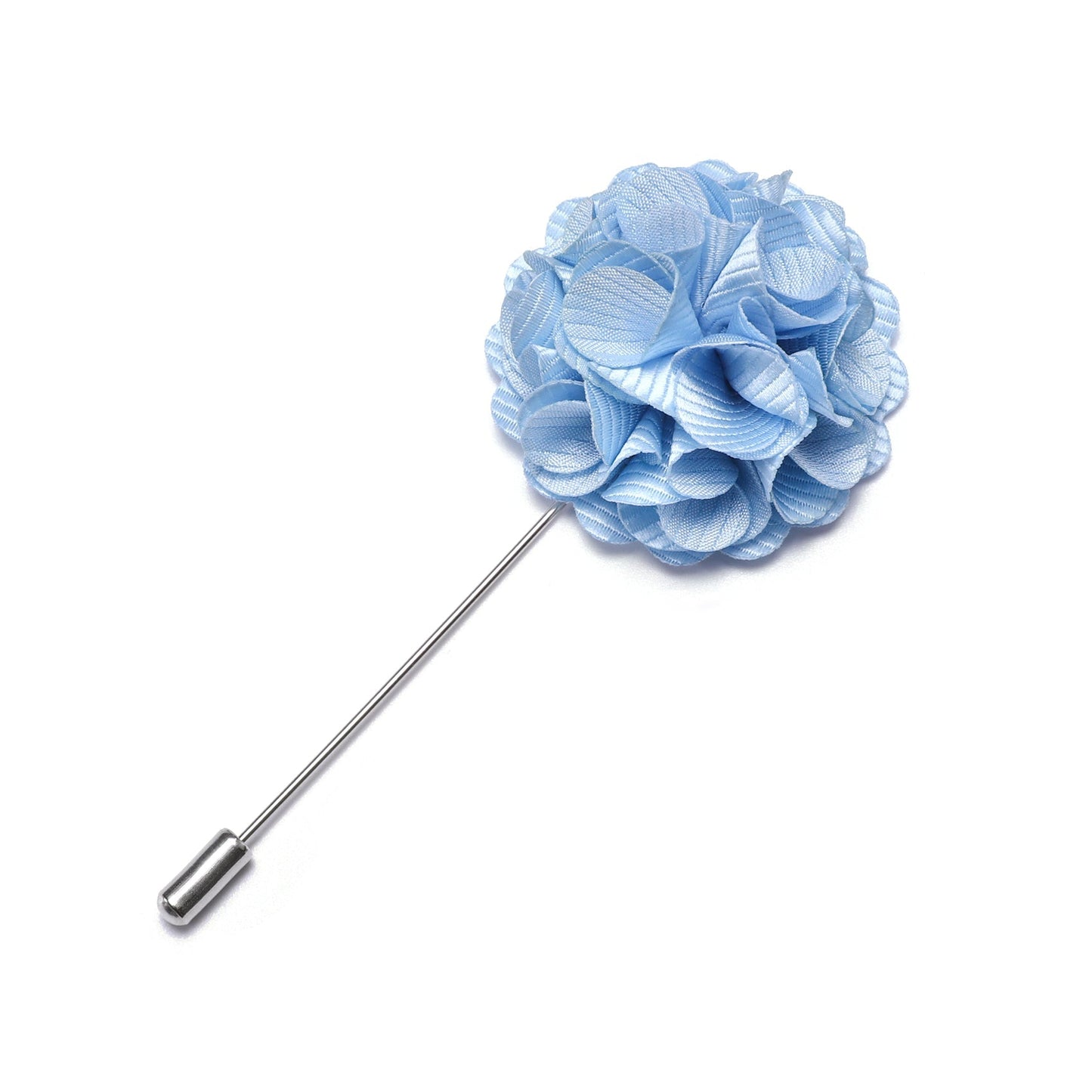 Baby Blue Floral Lapel Pin lapel pin - Sophisticated Gentlemen