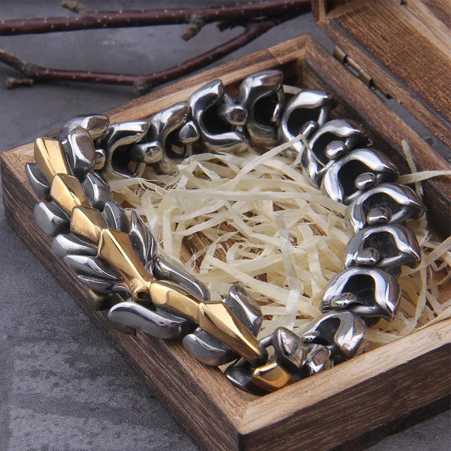 Midgard Serpent Bracelet bracelet Mix 7.5"(19cm) - Sophisticated Gentlemen