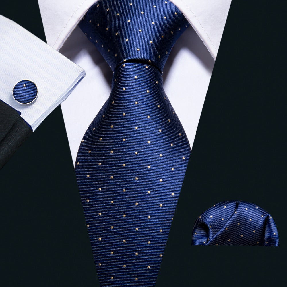 The Cyrenes Tie, Pocket Square and Cufflinks - SOPHGENT