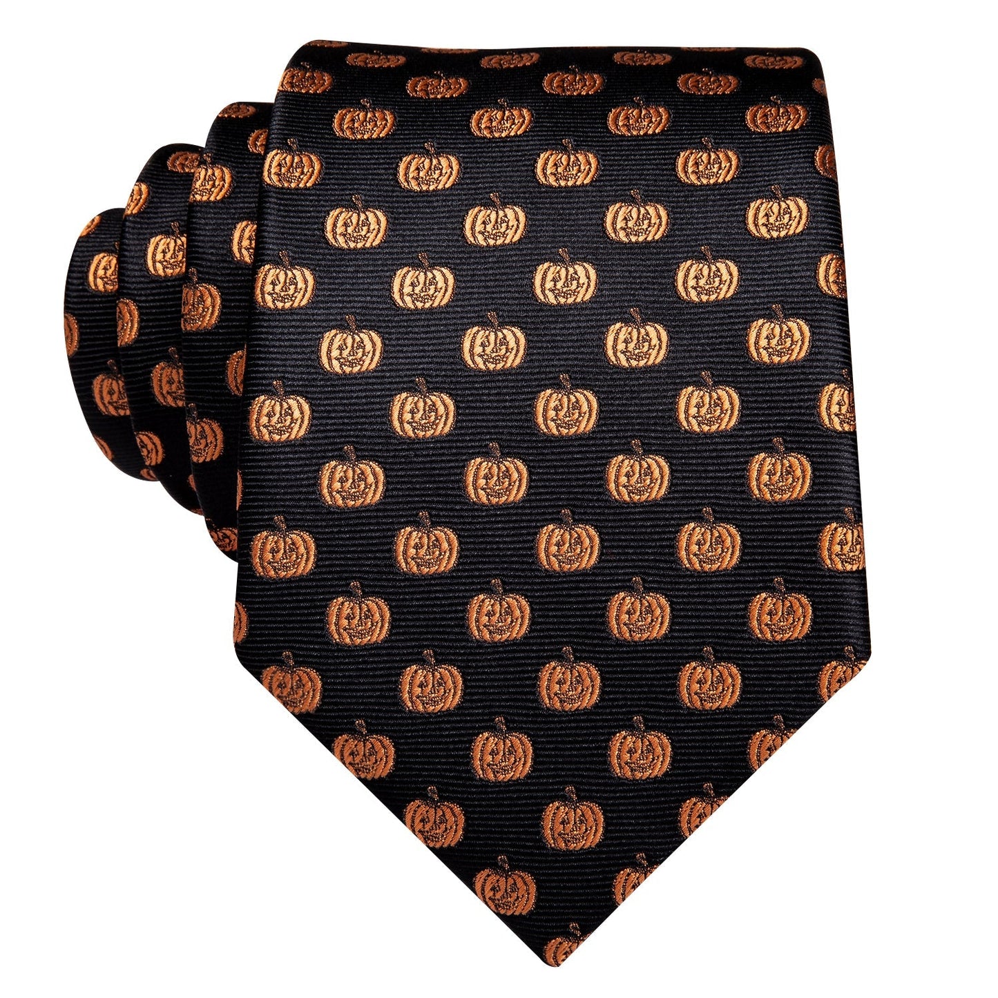 Halloween Pumpkin Tie Set - SOPHGENT