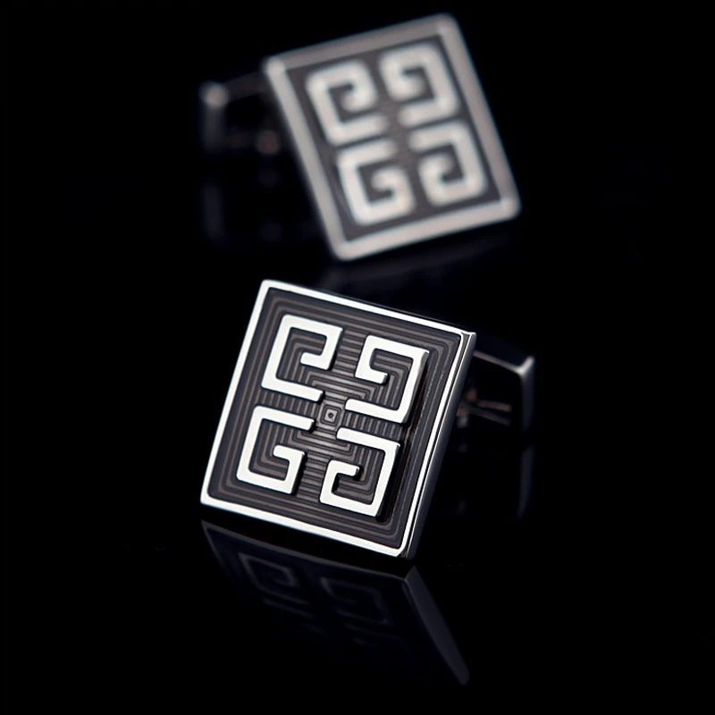 Labyrinth Elegant Cufflinks Cufflink - Sophisticated Gentlemen