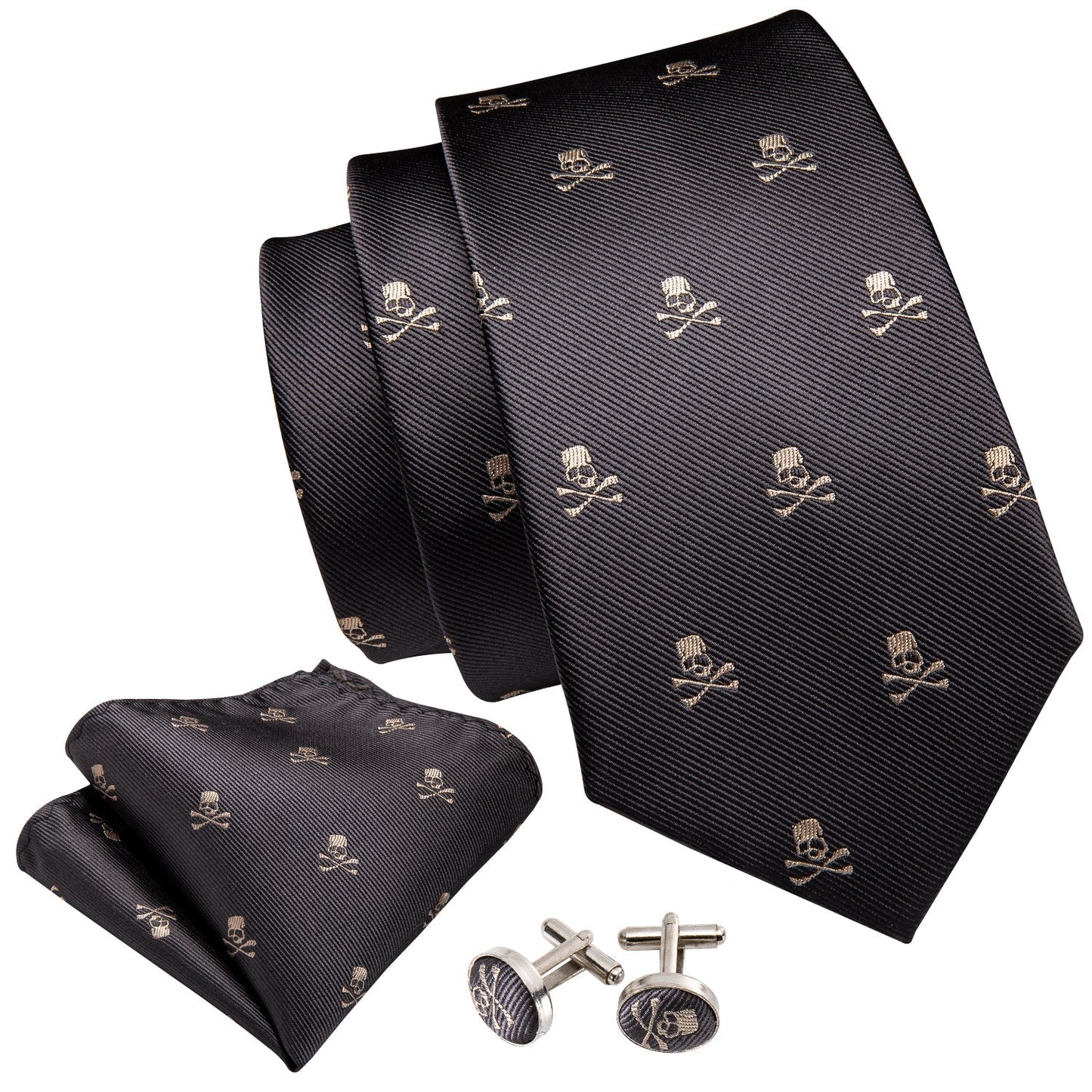 Skulls Premium Tie Set tie sets - Sophisticated Gentlemen