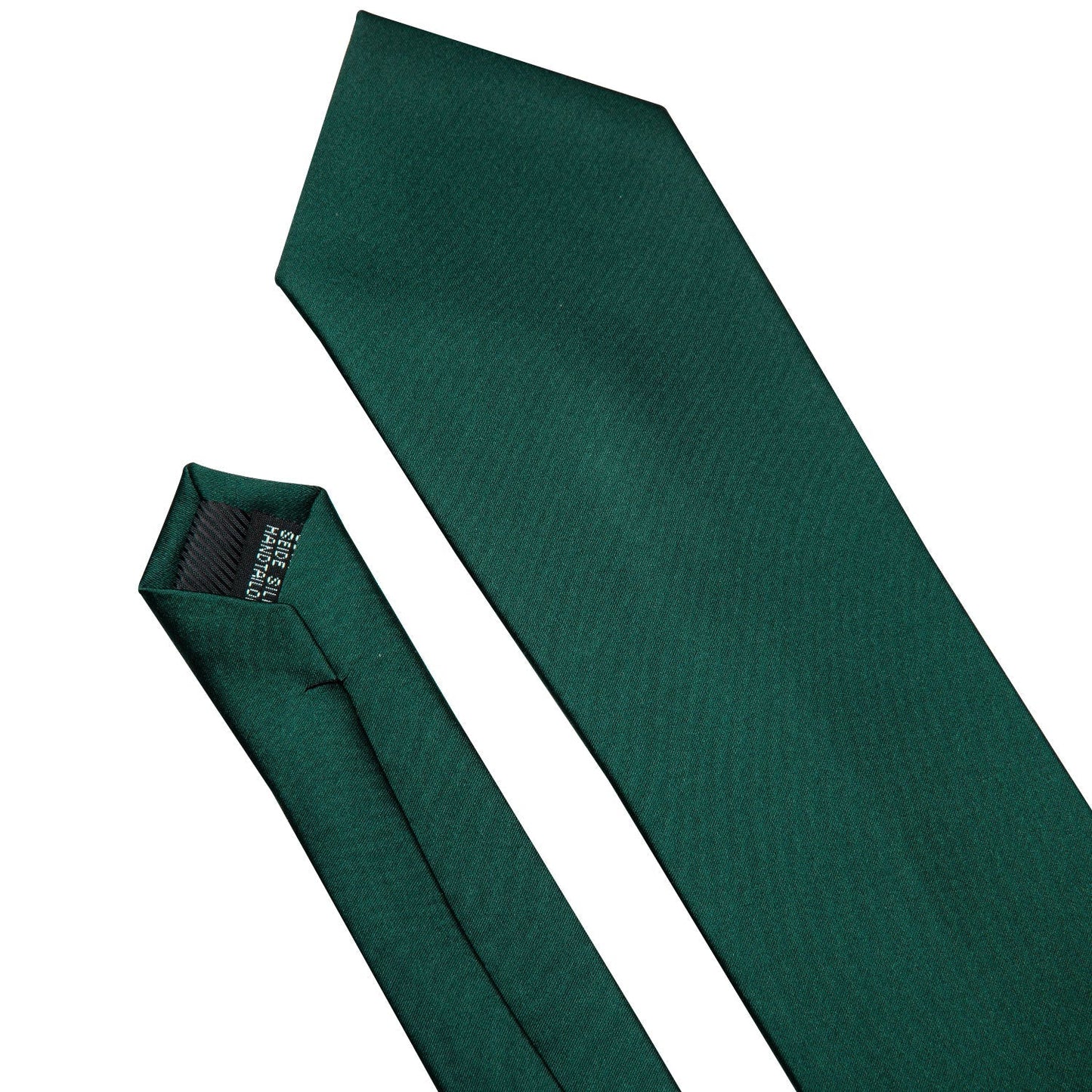 Solid Green Tie, Pocket Square and Cufflinks tie sets - Sophisticated Gentlemen