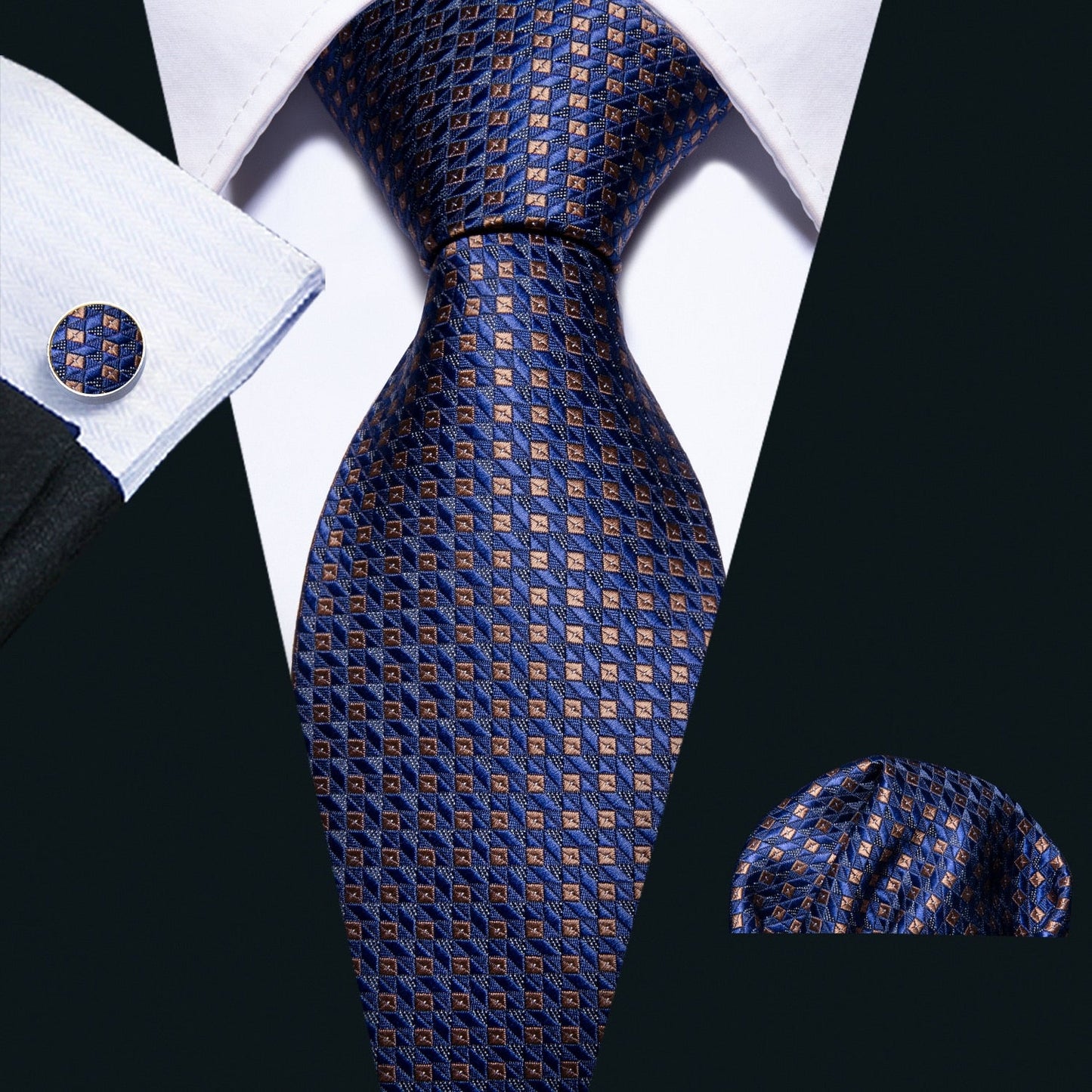 Creativity Tie, Pocket Square and Cufflinks tie sets Standard packaging - Sophisticated Gentlemen