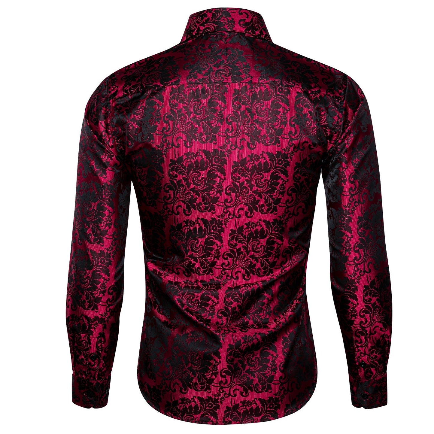 Red and Black Ornamental Dress Shirt shirt - Sophisticated Gentlemen