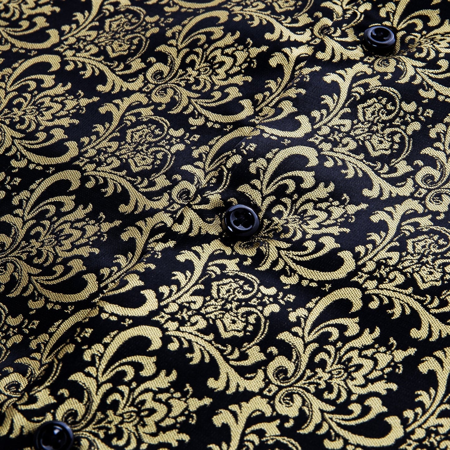 Gold and Black Ornamental Dress Shirt shirt - Sophisticated Gentlemen