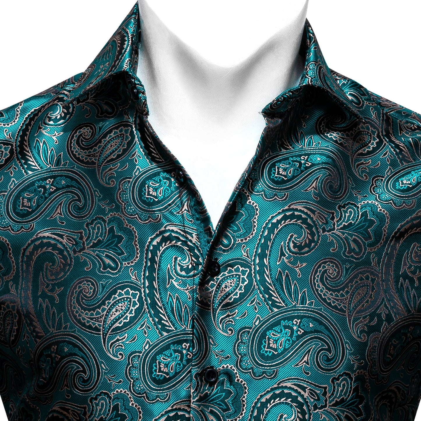 Deep Lake Paisley Dress Shirt shirt - Sophisticated Gentlemen