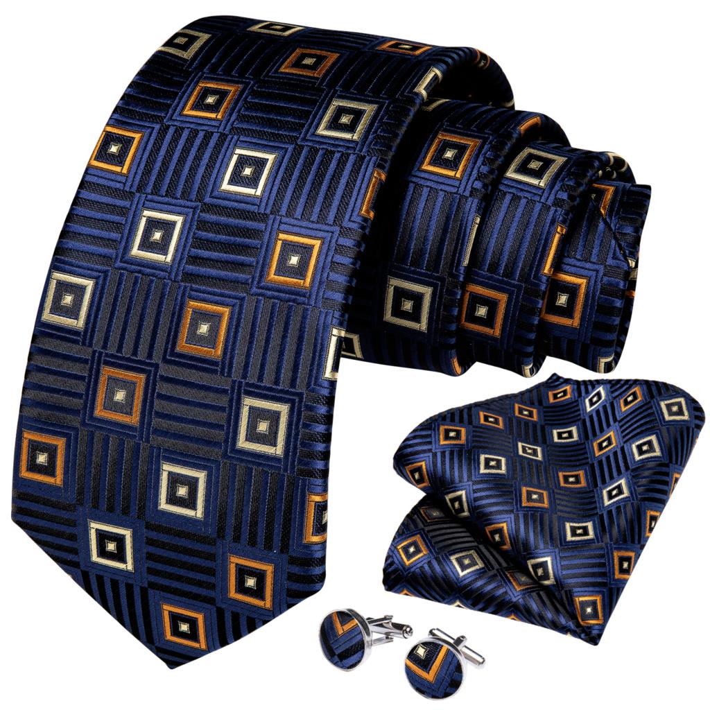 Windows At Night Tie, Pocket Square and Cufflinks - SOPHGENT