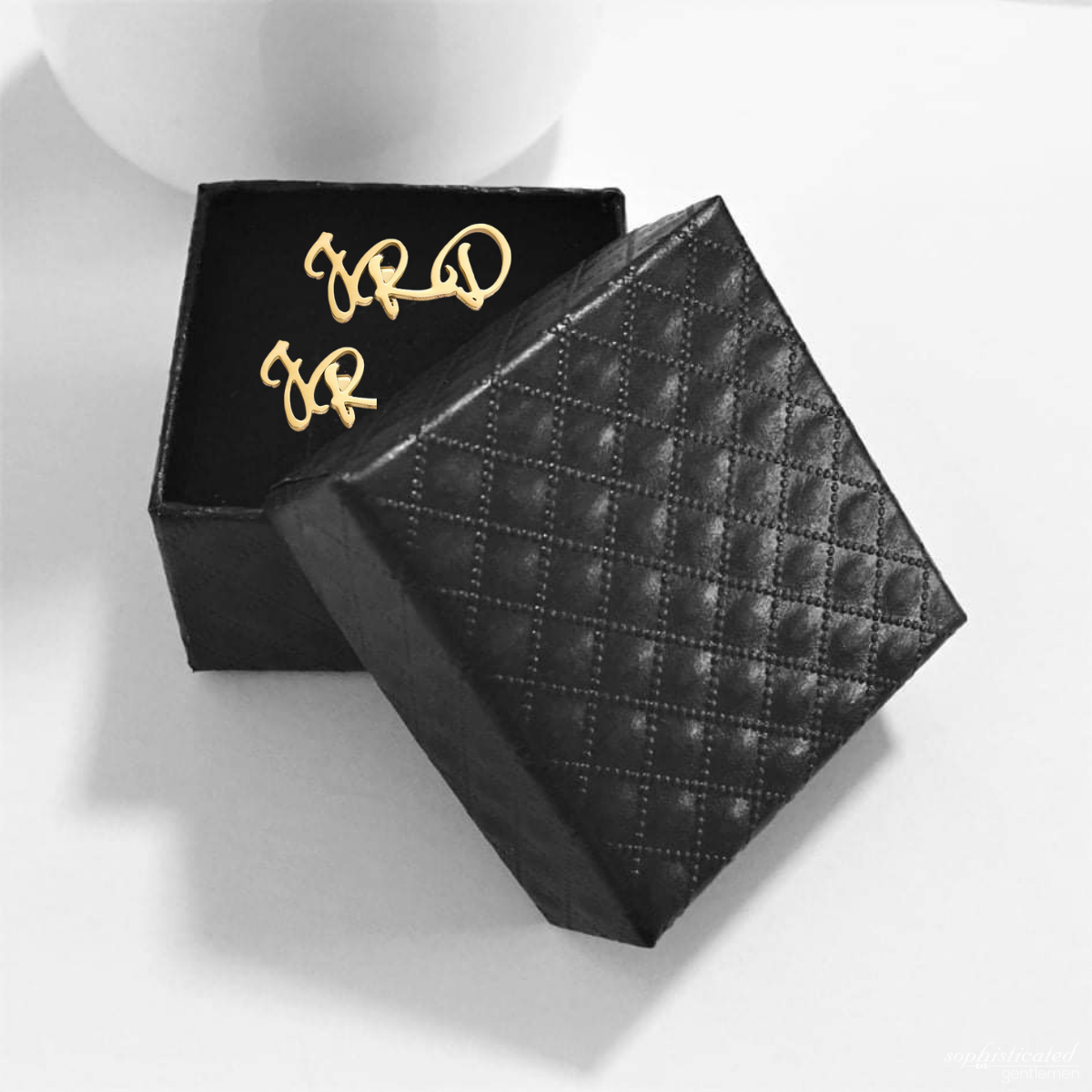Initials Cufflinks cufflink - Sophisticated Gentlemen