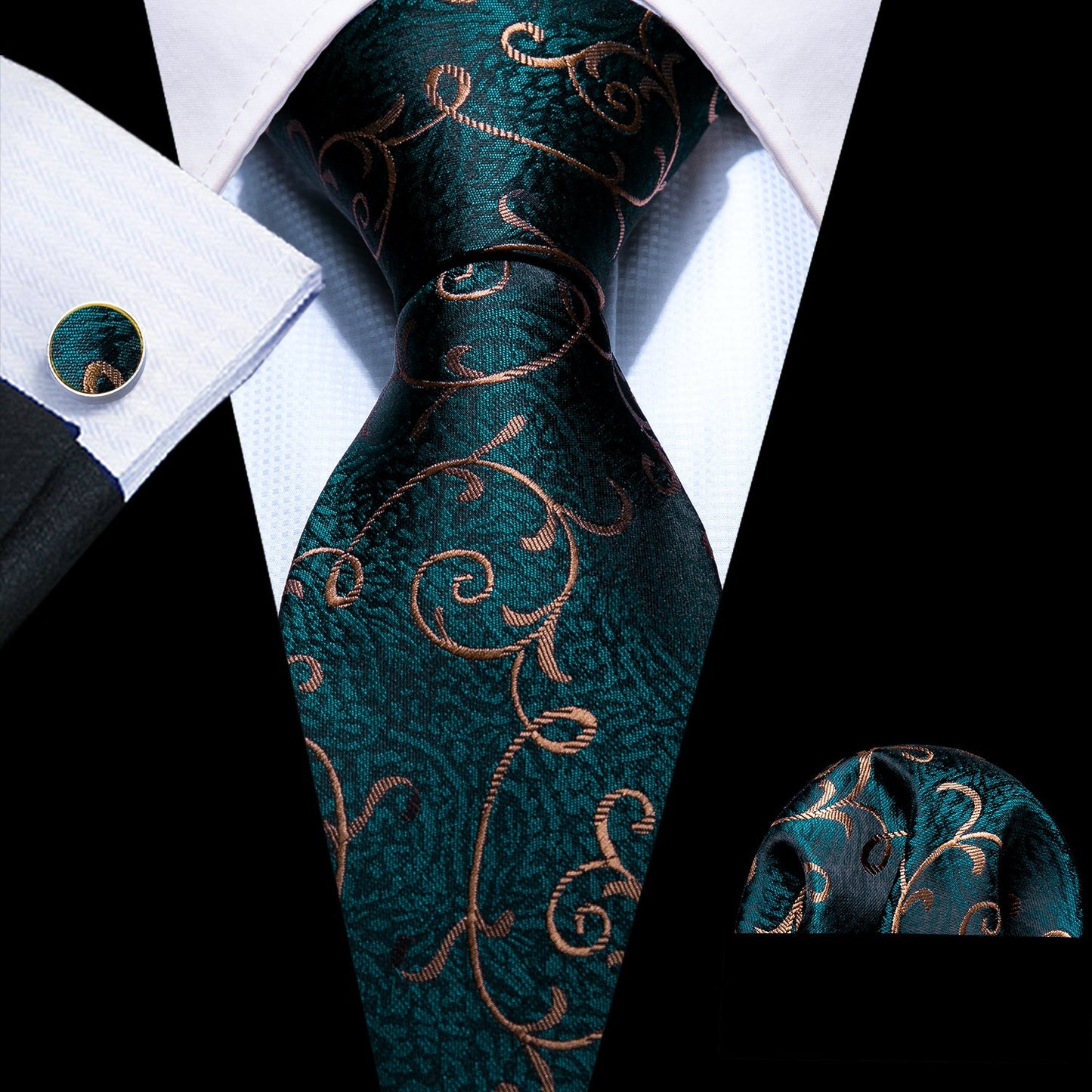 Forest Green Tie Set tie set - Sophisticated Gentlemen