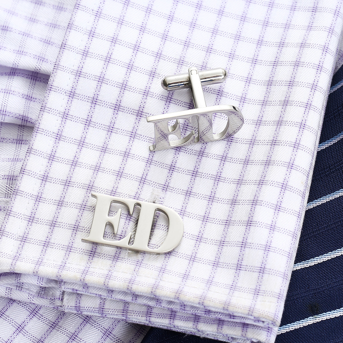 Initials Cufflinks cufflink - Sophisticated Gentlemen