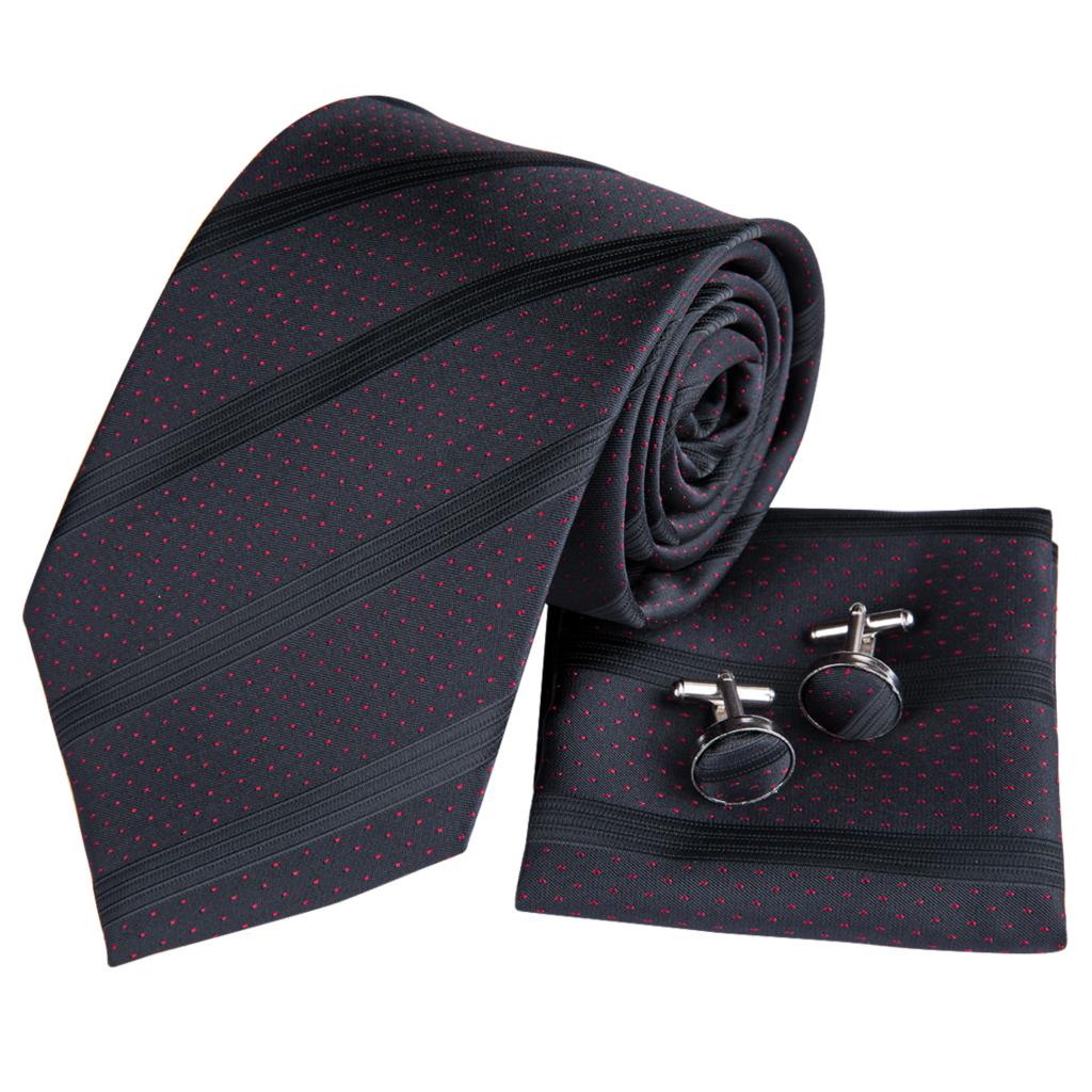 Lunar Eclipse Tie, Pocket Square and Cufflinks tie sets - Sophisticated Gentlemen
