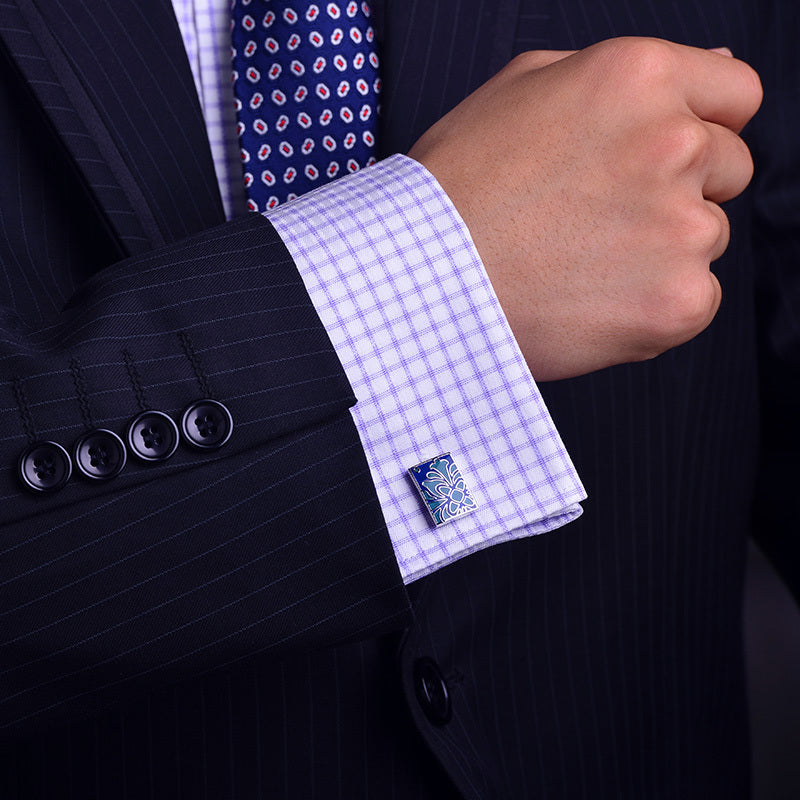 Turquoise Totem Cufflinks Cufflink - Sophisticated Gentlemen