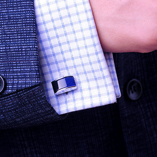 Midnight Blue Cufflinks cufflink - Sophisticated Gentlemen