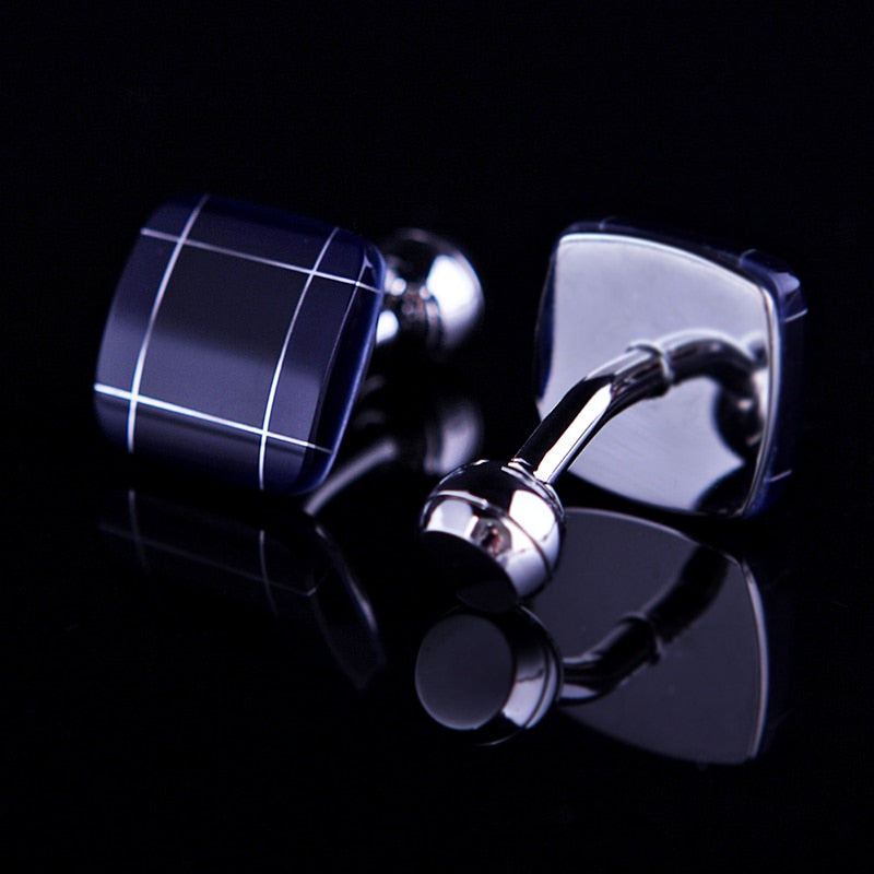 Dark Blue Elegant Cufflinks - SOPHGENT