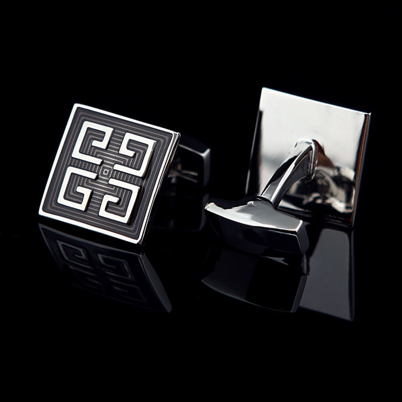 Labyrinth Elegant Cufflinks Cufflink - Sophisticated Gentlemen