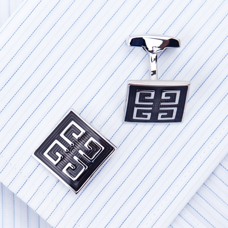 Labyrinth Elegant Cufflinks Cufflink - Sophisticated Gentlemen