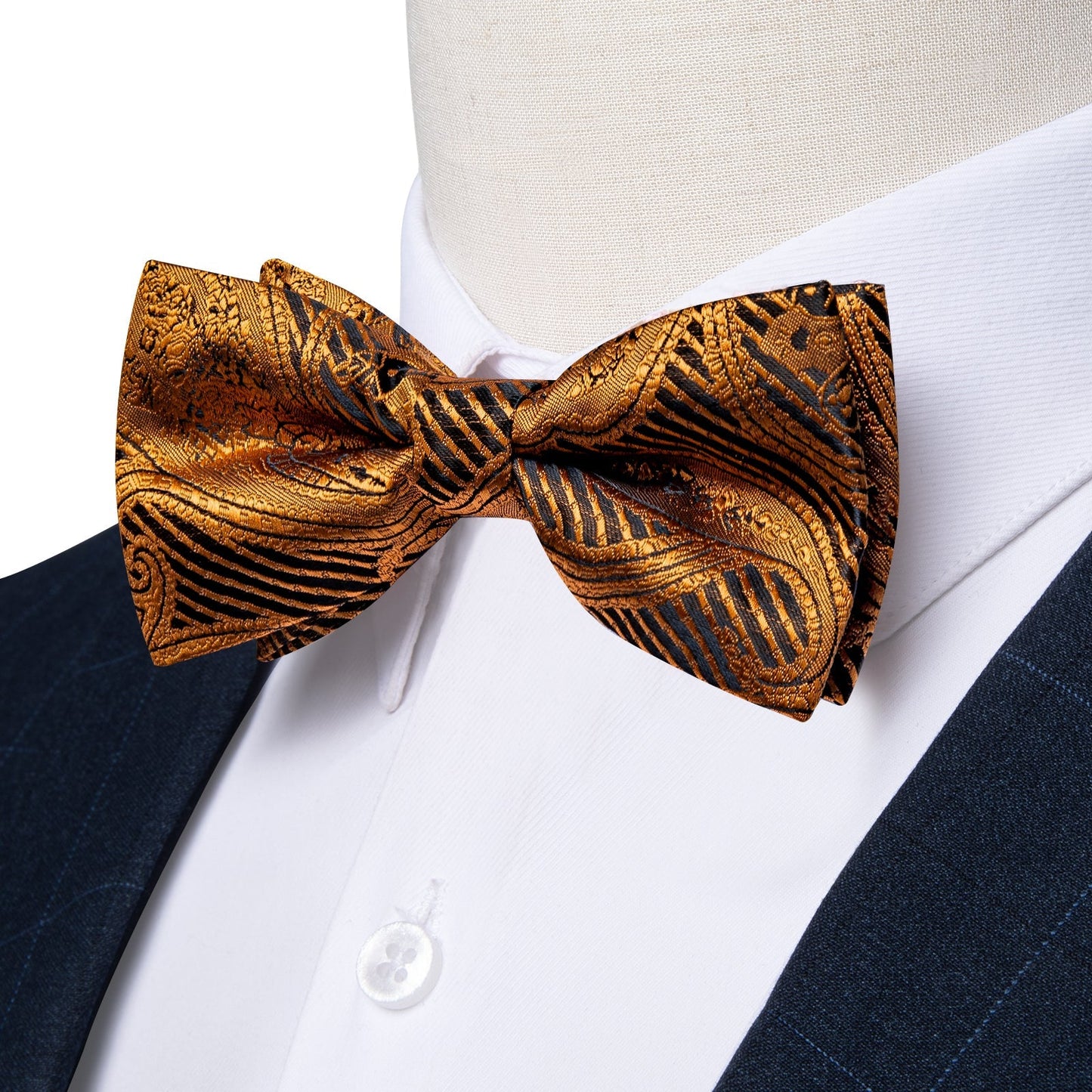 Ancient Gold Bow Tie bow ties - Sophisticated Gentlemen