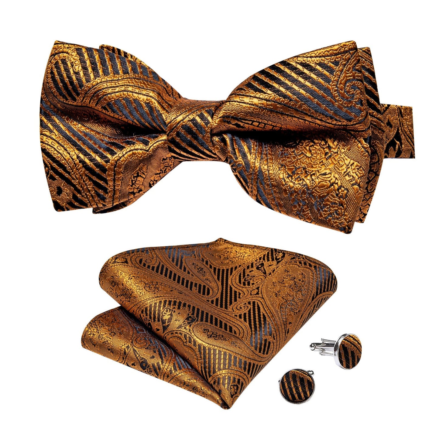 Ancient Gold Bow Tie bow ties - Sophisticated Gentlemen