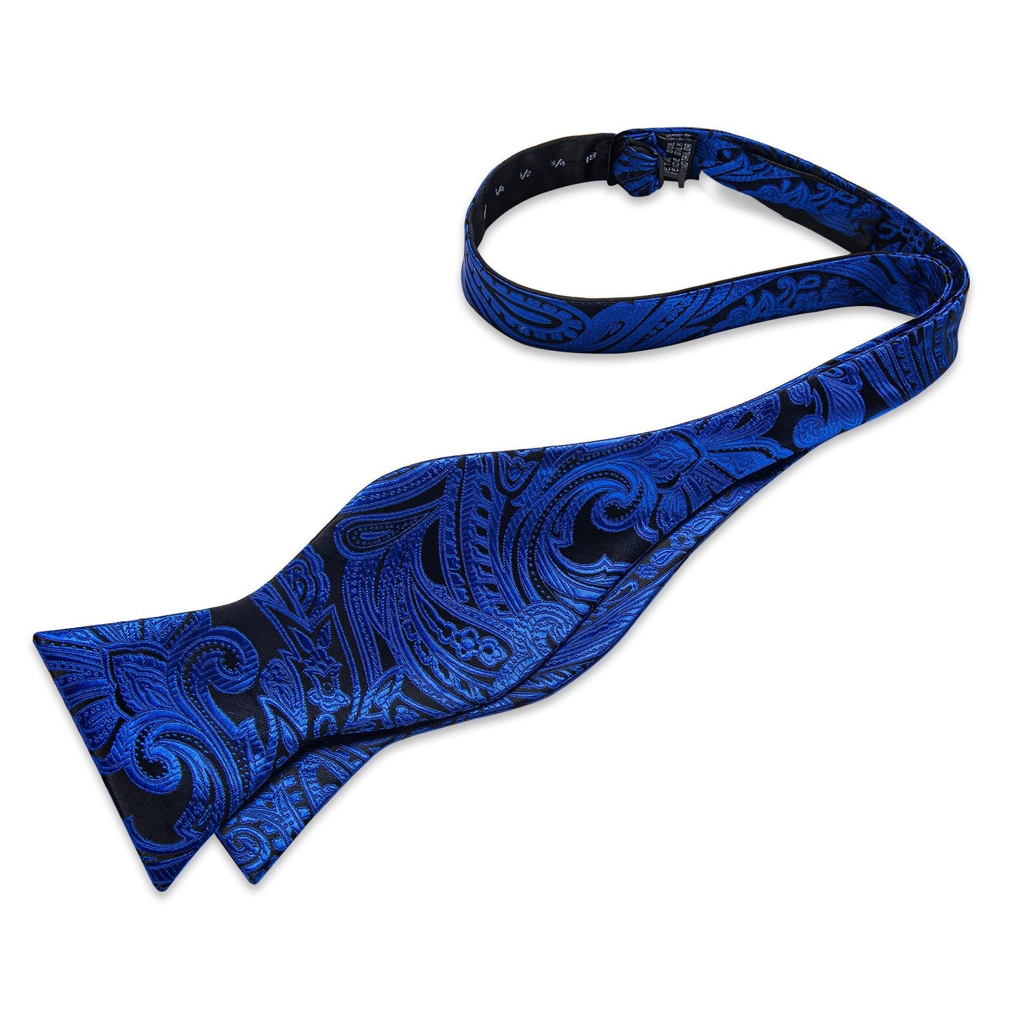 Royal Blue Paisley Bow Tie bow ties - Sophisticated Gentlemen