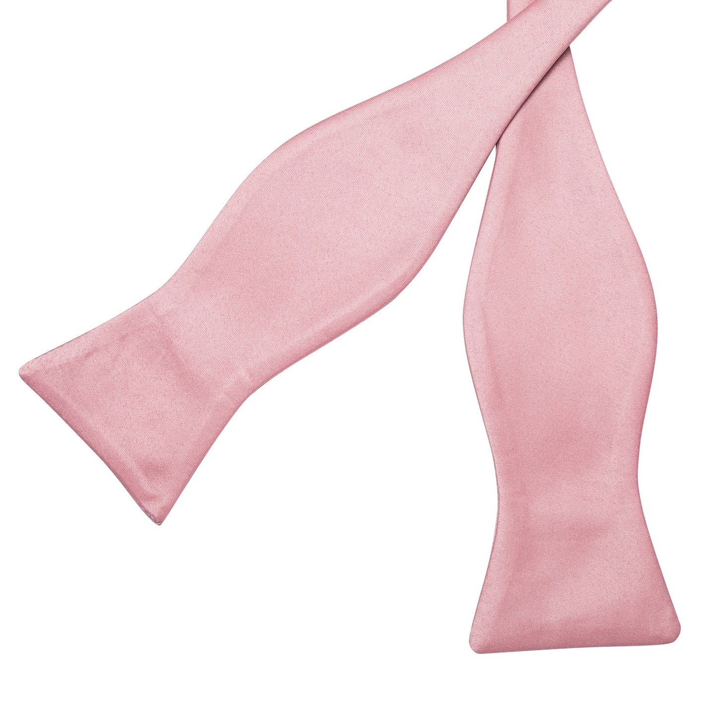 Solid Pink Silk Bow Tie bow tie - Sophisticated Gentlemen