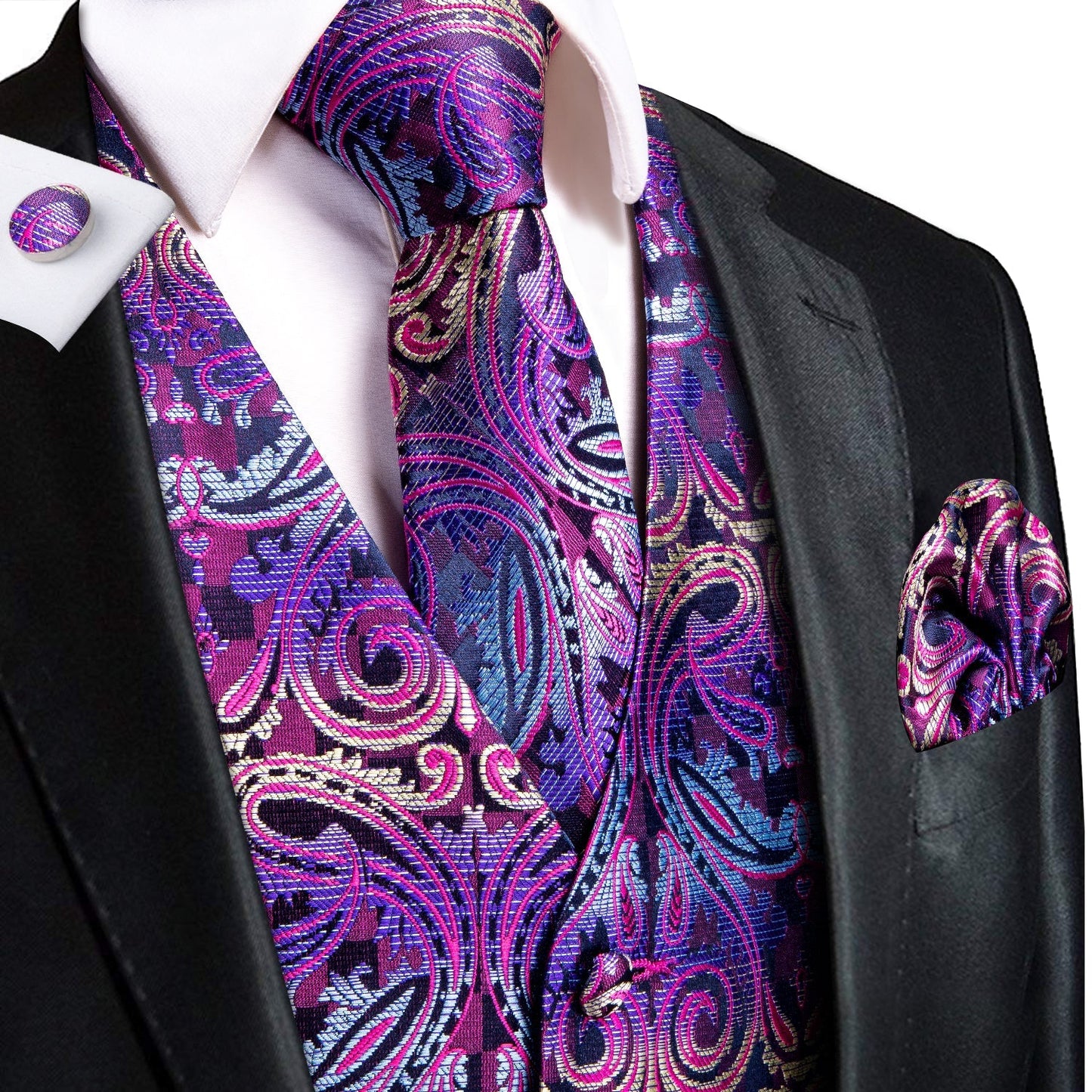 Disco Vest Set vest set S (Chest 41") - Sophisticated Gentlemen