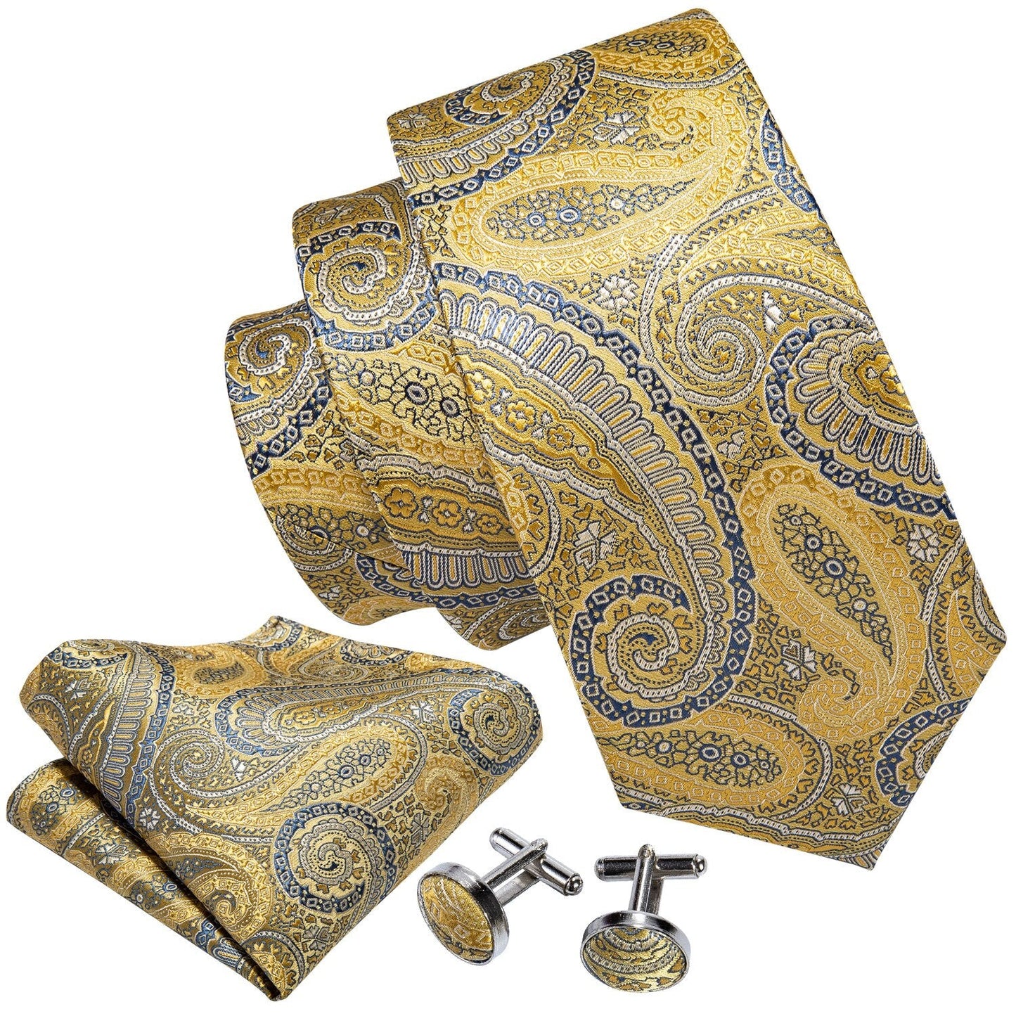 Desert Harmony Tie, Pocket Square and Cufflinks - SOPHGENT
