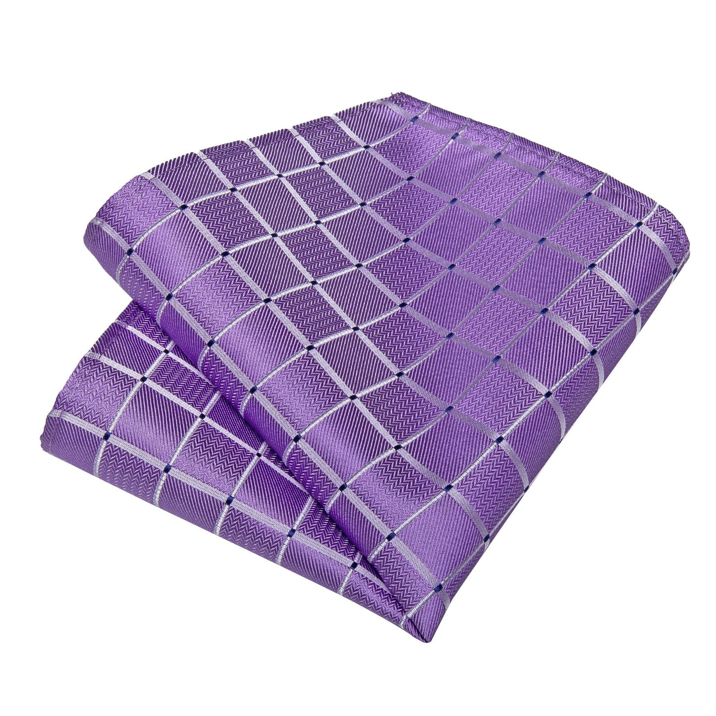 Purple Squares Tie Set - SOPHGENT